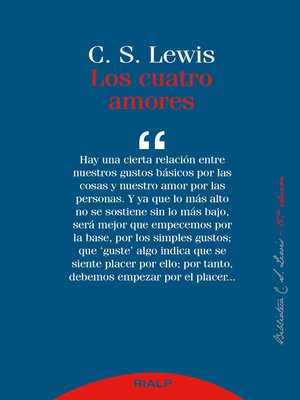 cover image of Los cuatro amores